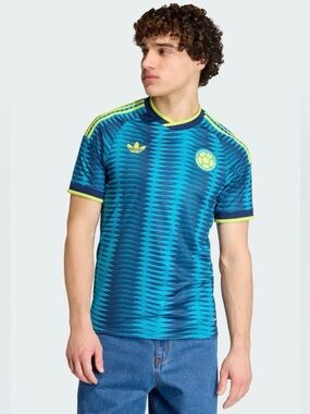Colombia 2026 World Cup Adidas Away Kit Soccer Jersey Men’s Medium Brand New